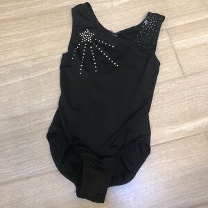More Than Magic Black Leotard Size M (7/8)
